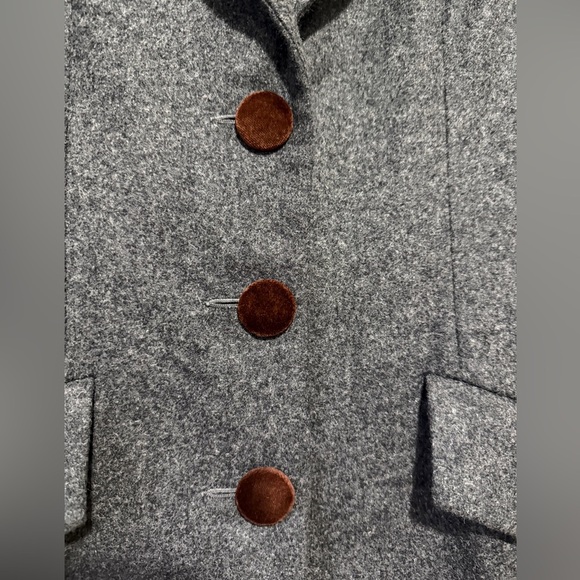 Vintage Carolyne Roehm Wool Blazer Size 6 - Picture 4 of 5